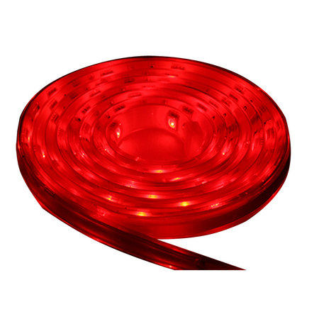 LUNASEA LIGHTING Red Flexible Strip Led 12V 2M W/Connector LLB-453R-01-02